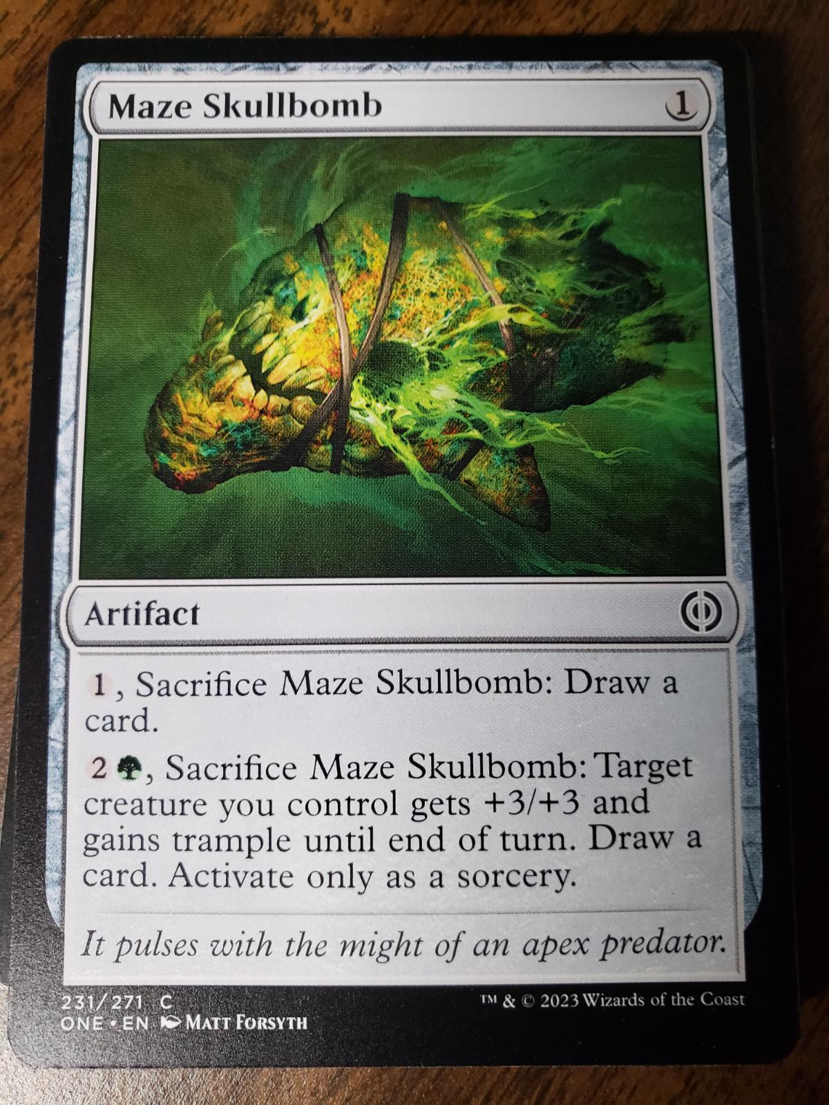 Maze Skullbomb #231 Magic Phyrexia: All Will Be One