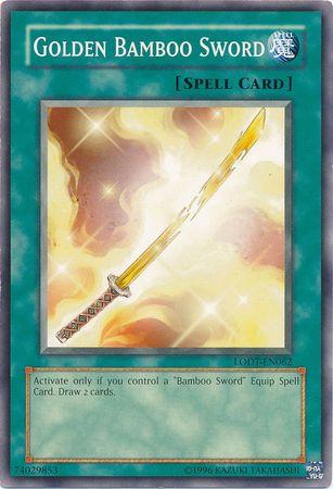 Golden Bamboo Sword LODT-EN062 YuGiOh Light of Destruction