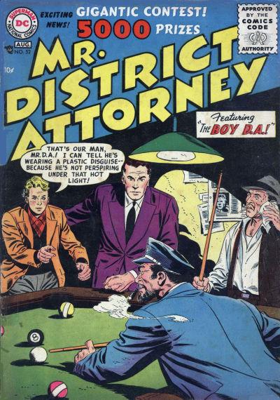 Mr. District Attorney #52 (1956) Comic Books Mr. District Attorney