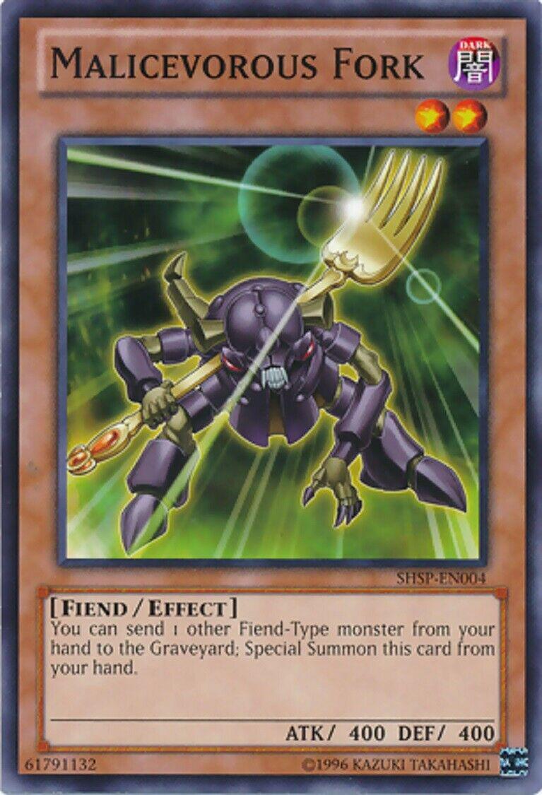 Malicevorous Fork SHSP-EN004 YuGiOh Shadow Specters