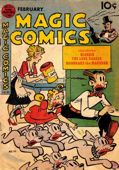 Magic Comics #115 (1949) Comic Books Magic Comics