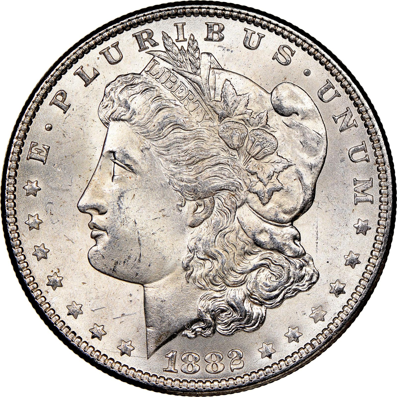 1882 O/S Coins Morgan Dollar