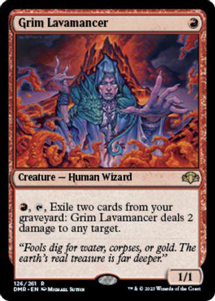 Grim Lavamancer #126 Magic Dominaria Remastered