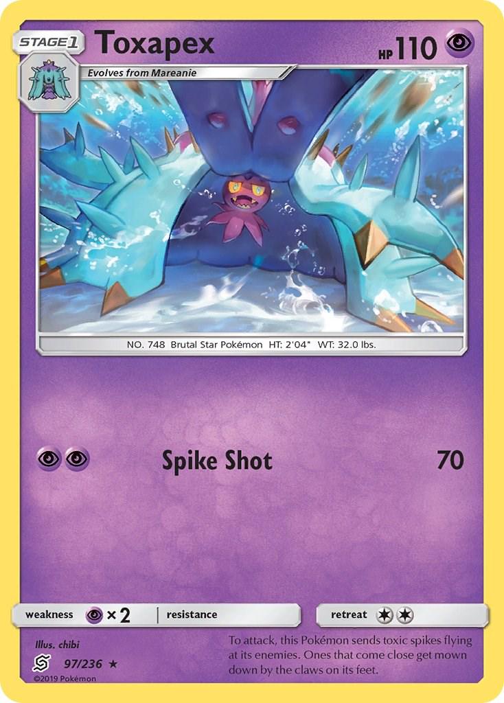 Toxapex #97 Pokemon Unified Minds