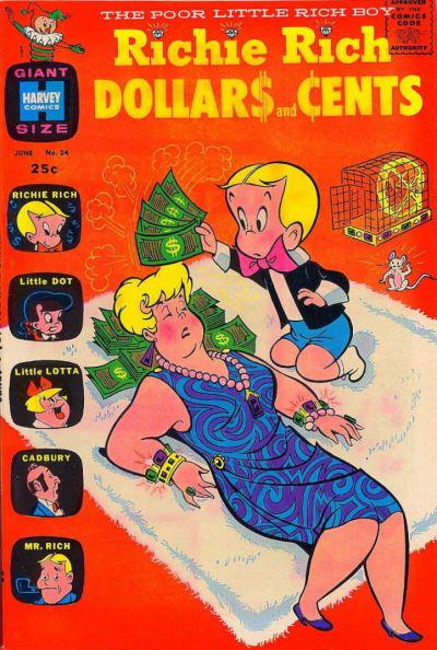Richie Rich Dollars and Cents #24 (1968) Comic Books Richie Rich Dollars and Cents