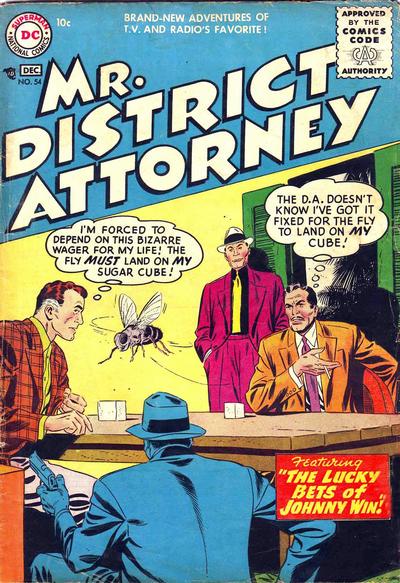 Mr. District Attorney #54 (1956) Comic Books Mr. District Attorney