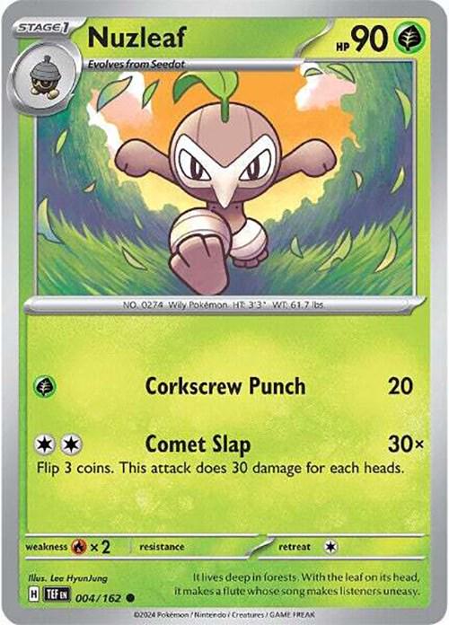 Nuzleaf #4 Pokemon Temporal Forces
