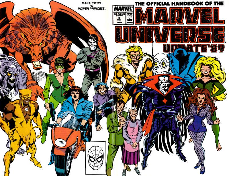 Official Handbook of the Marvel Universe #5 (1989) Comic Books Official Handbook of the Marvel Universe