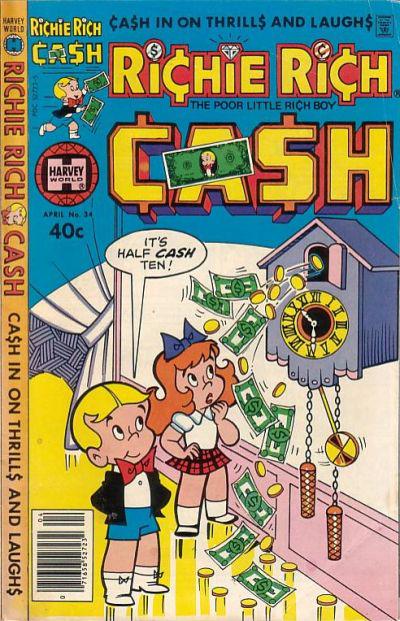 Richie Rich Cash #34 (1980) Comic Books Richie Rich Cash