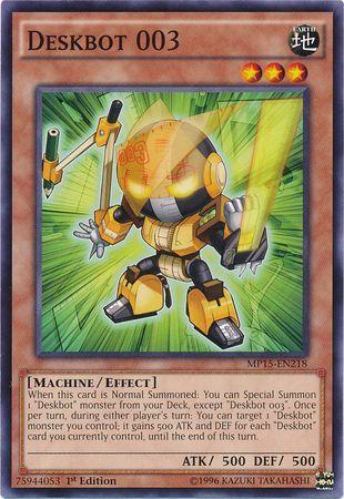 Deskbot 003 MP15-EN218 YuGiOh 2015 Mega-Tin Mega Pack