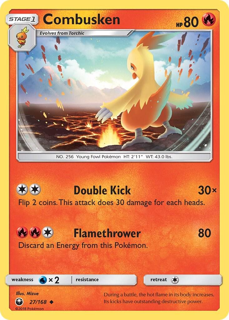 Combusken #27 Pokemon Celestial Storm
