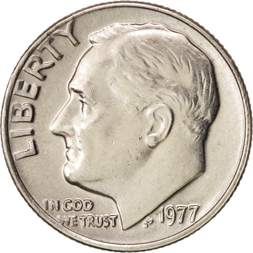 1977 Coins Roosevelt Dime