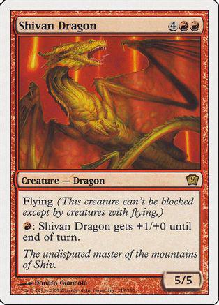 Shivan Dragon Magic 9th Edition