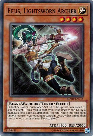 Felis, Lightsworn Archer SDSH-EN018 YuGiOh Structure Deck: Shaddoll Showdown