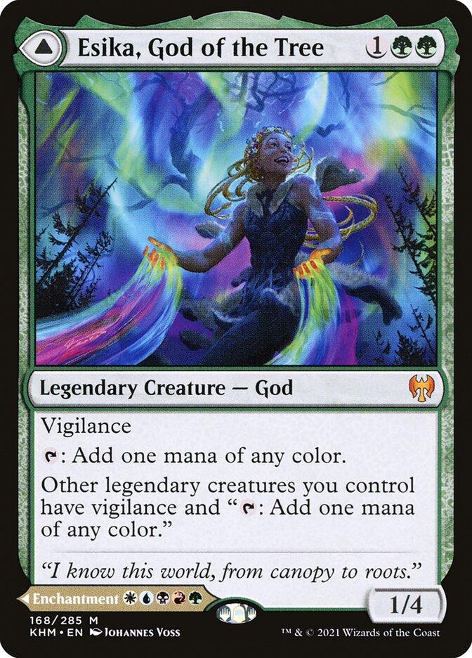 Esika, God of the Tree & The Prismatic Bridge Magic Kaldheim