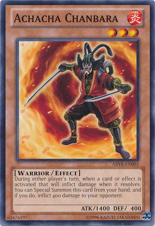 Achacha Chanbara ABYR-EN003 YuGiOh Abyss Rising