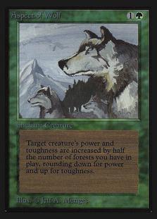 Aspect of Wolf #185 Magic Collector's Edition