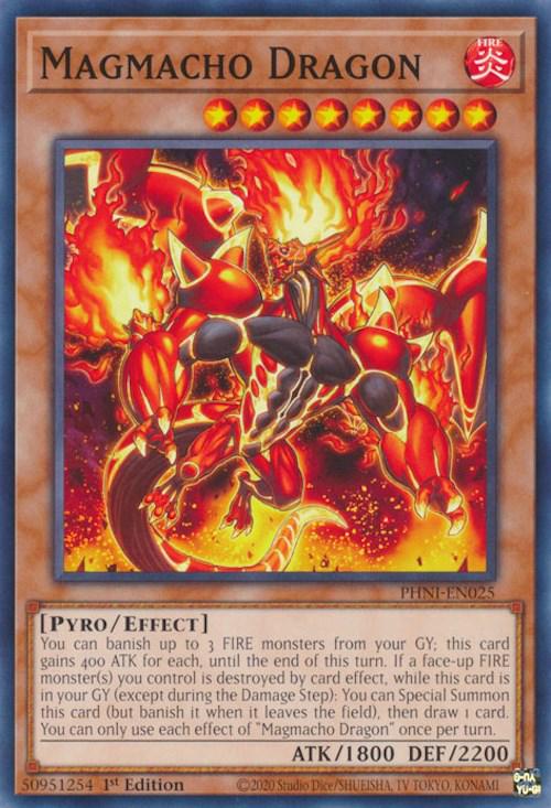 Magmacho Dragon PHNI-EN025 YuGiOh Phantom Nightmare