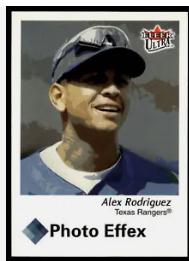 Alex Rodriguez #6 Baseball Cards 2003 Ultra Photo Effex