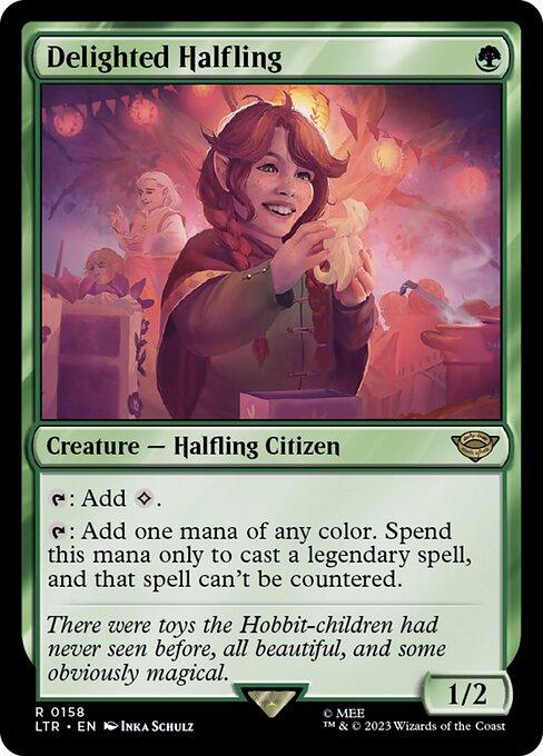 Delighted Halfling #158 Magic Lord of the Rings