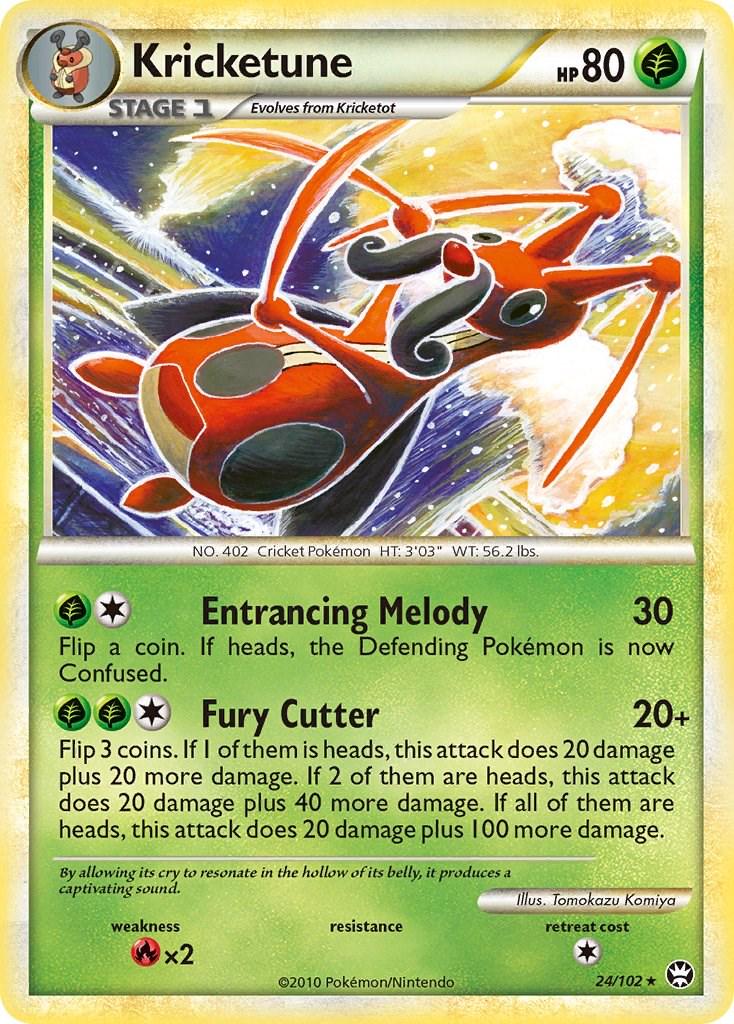 Kricketune #24 Pokemon Triumphant