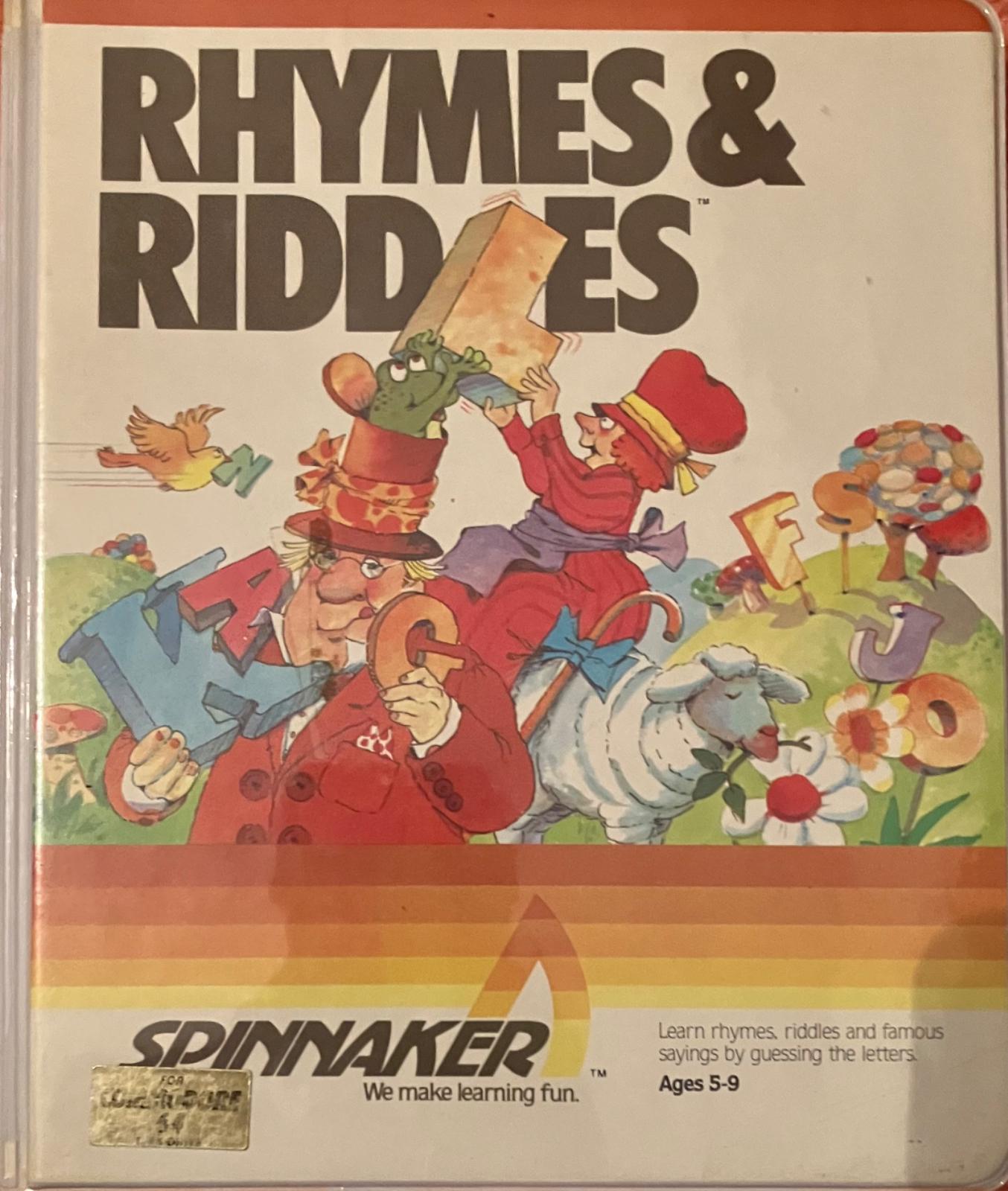 Rhymes & Riddles Commodore 64