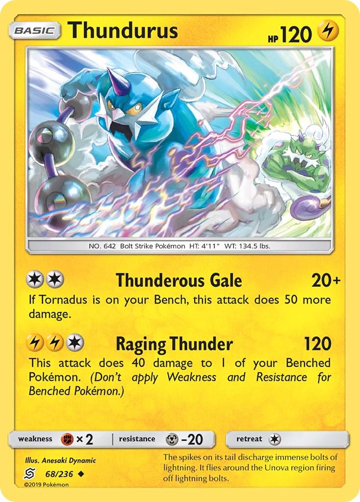 Thundurus #68 Pokemon Unified Minds
