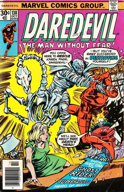 Daredevil #138 (1976) Comic Books Daredevil