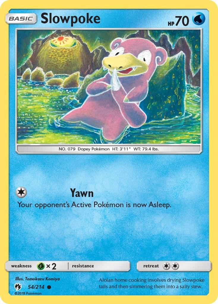 Slowpoke #54 Pokemon Lost Thunder
