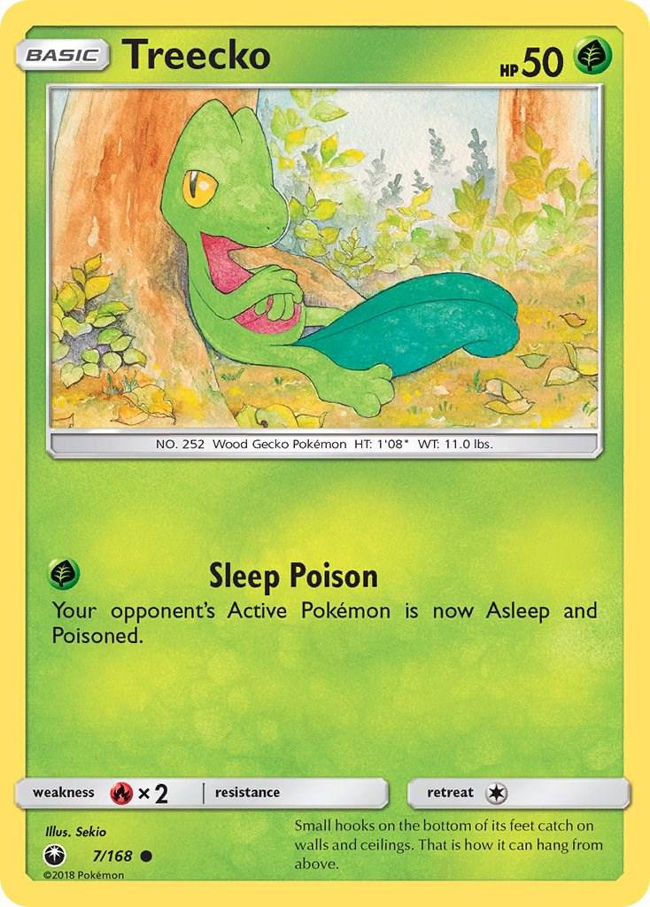 Treecko #7 Pokemon Celestial Storm