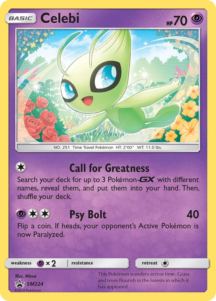 Celebi #SM224 Pokemon Promo