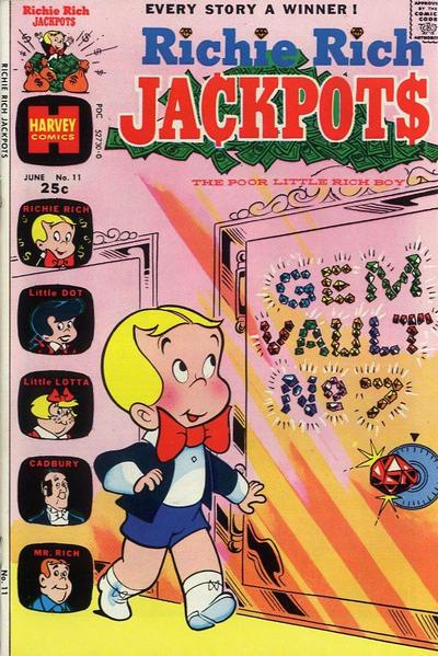 Richie Rich Jackpots #11 (1974) Comic Books Richie Rich Jackpots