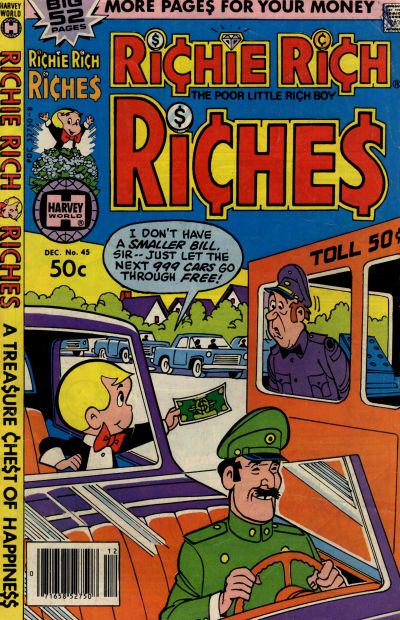 Richie Rich Riches #45 (1979) Comic Books Richie Rich Riches