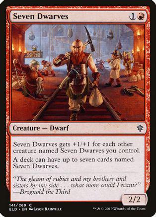 Seven Dwarves Magic Throne of Eldraine