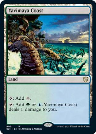 Yavimaya Coast Magic Commander 2021