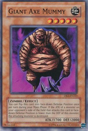 Giant Axe Mummy DB2-EN223 YuGiOh Dark Beginning 2