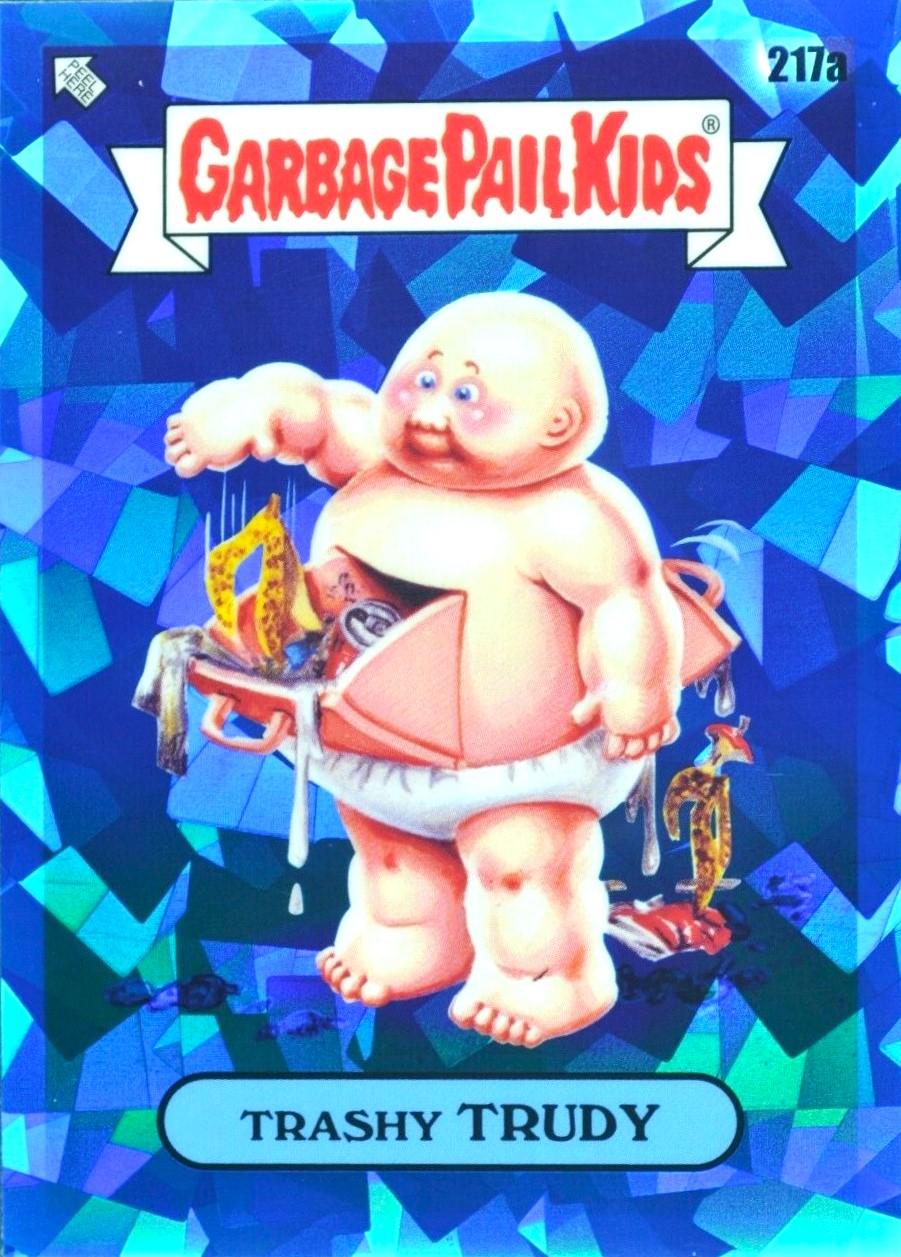 Trashy TRUDY #217a Garbage Pail Kids 2023 Sapphire