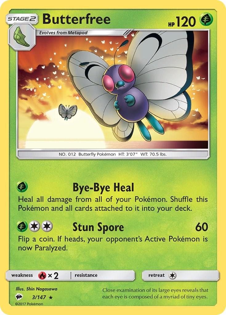 Butterfree #3 Pokemon Burning Shadows