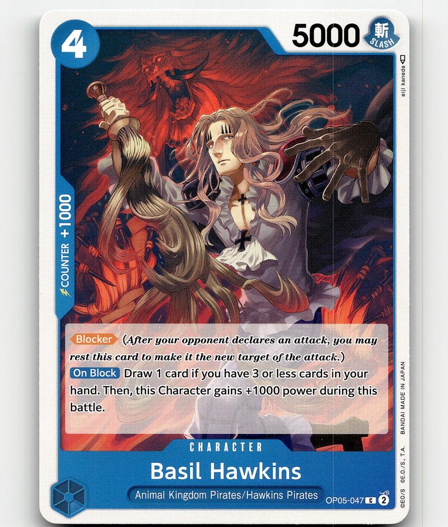 Basil Hawkins OP05-047 One Piece Awakening of the New Era