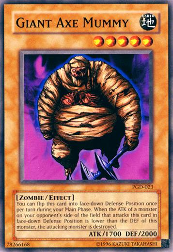 Giant Axe Mummy PGD-023 YuGiOh Pharaonic Guardian