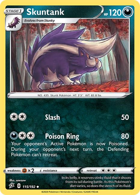 Skuntank #115 Pokemon Rebel Clash