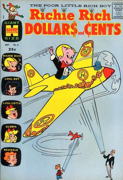 Richie Rich Dollars and Cents #6 (1964) Comic Books Richie Rich Dollars and Cents