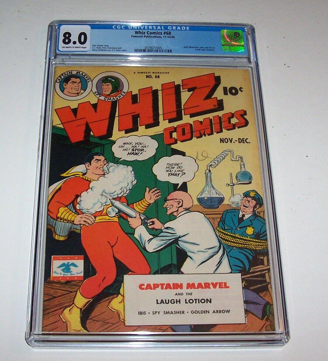 Whiz Comics #68 (1945) Comic Books Whiz Comics