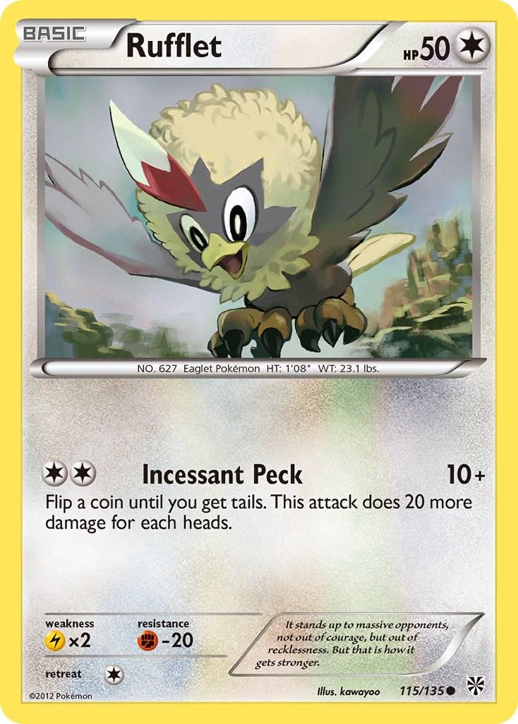 Rufflet #115 Pokemon Plasma Storm