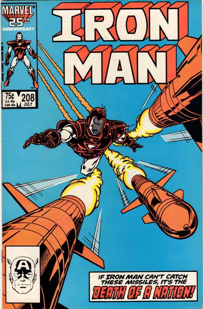 Iron Man #208 (1986) Comic Books Iron Man