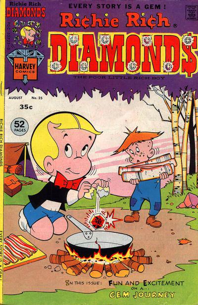 Richie Rich Diamonds #25 (1976) Comic Books Richie Rich Diamonds