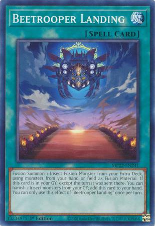 Beetrooper Landing MP22-EN241 YuGiOh 2022 Tin of the Pharaoh's Gods Mega Pack