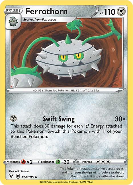Ferrothorn #124 Pokemon Vivid Voltage