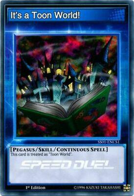 It's a Toon World! SS01-ENCS1 YuGiOh Speed Duel Starter Decks: Destiny Masters
