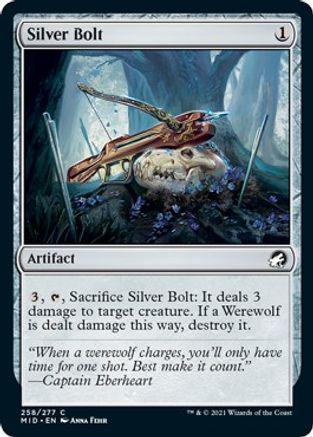 Silver Bolt #258 Magic Innistrad: Midnight Hunt